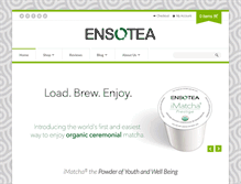 Tablet Screenshot of ensotea.com